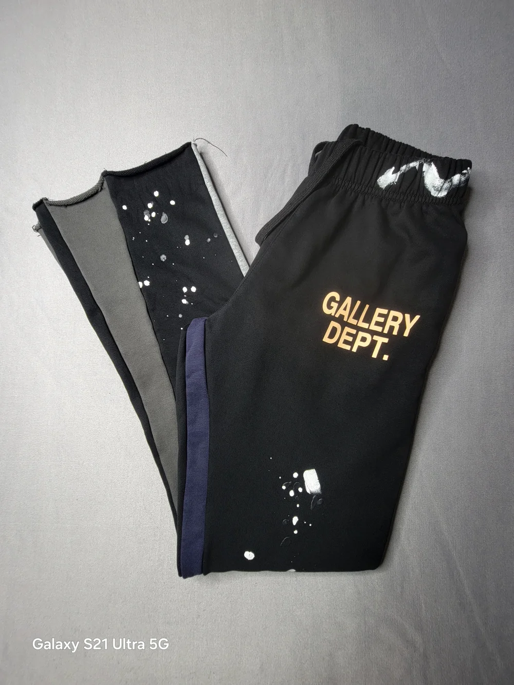 Gallery Dept Flare Painted Mens Sweatpants Color Black.navy.grey Size M